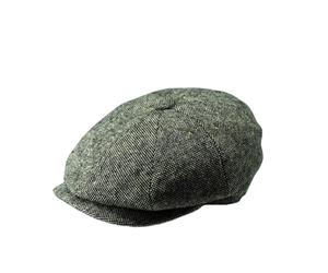 Gamble & Gunn ‘Ardura’ Unisex Flat Cap. 100% Irish Donegal Tweed Wool Hat, 8 Panel Design Newsboy Baker Style Hat with Button. Fashionable Mens and Womens Caps (UK, Alpha, L, Pepper)