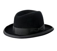 Gamble & Gunn Luxury Black Homburg - 60cm