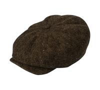 Gamble & Gunn Molloy & Winter Grass Brown Sons Irish Donegal Tweed British Made Button Top Cap - 55cm