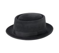 Gamble & Gunn 'Walt' Luxury Grey Fur Felt Porkpie Hat - 63cm