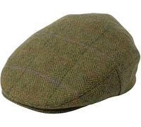 Gamble & Gunn - York Flat Cap Made from The Finest Green British Tweed from Abraham Moon Established 1837