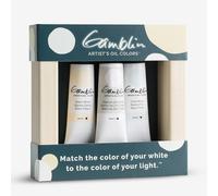 Gamblin : Artist's Oil Paint : 37ml (1oz) : Whites : Set of 3