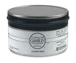 Gamblin Etching Ink Etching White 1 Lb by Gamblin