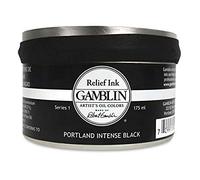 Gamblin GR2008 175ml Refill Ink - Portland Intense Black