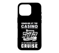 Gambling At The Casino Win My Next Cruise 777 Jackpot Winner Case for iPhone 16 Pro
