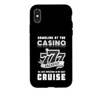 Gambling At The Casino Win My Next Cruise 777 Jackpot Winner Case for iPhone X/XS