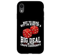 Gambling Big Deal Craps Community Dice Case for iPhone XR
