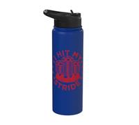 Gambling Fan I Hit My Stride Casino Stainless Steel Insulated Water Bottle