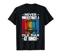 Gambling Funny Old Man At Bingo T-Shirt