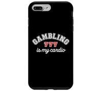 Gambling Is My Cardio Casino Gambler 777 Slot Machine Player Case for iPhone 7 Plus/8 Plus