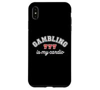 Gambling Is My Cardio Casino Gambler 777 Slot Machine Player Case for iPhone XS Max