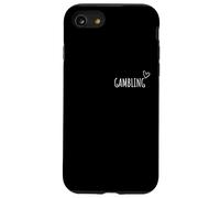 Gambling Lover Men Women Casino Poker Vegas Betting Cards Case for iPhone SE (2020) / 7/8