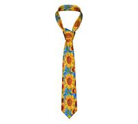 Gambo Men'S Tie Funny Neckties Sunflowers-Vincent-Van-Gogh Mens Tie Party Business Neckties Soft Ties