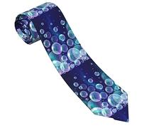 Gambo Neckties For Mens Boys Fashion Slim Gentlemen Neck Tie Transparent Bubbles Neckwear Costume Accessory For Daily Business Party Wedding Graduation