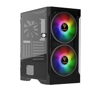 GAMDIAS APOLLO E2 Elite Gaming pc case, Mid-Tower ATX Case, Tempered Glass Panel, 3Dual Built-in 200mm ARGB Fans, Tool-Free Installation Window, Supports Motherboards up to ATX