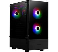 GAMDIAS Argus E3 v2 RGB ATX Medium Tower Case with Glass Panel (Black)