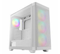 GAMDIAS ATHENA M3 ATX Mid Tower PC Case - White With 4 ARGB Fans