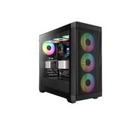 Gamdias ATHENA M3 Tempered Glass Mid Tower Gaming PC Case - Black