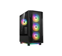 Gamdias ATHENA M6 LITE Tempered Glass Mid Tower Gaming PC Case - Black