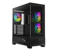 GAMDIAS ATLAS M1 WH Gaming ATX Mid Tower Computer PC Case (Black)