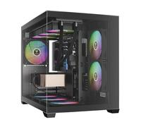 GAMDIAS AURA GC10M V2 ARGB ATX Dual-Chamber Gaming PC Case