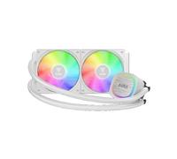 GAMDIAS AURA GL240 V2 White 240mm RGB All-in-One Liquid Cooler