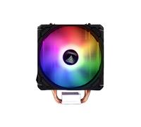 GAMDIAS BOREAS E1-410 CPU Air Cooler - High Cooling Performance - Direct Contact Technology - 4 Copper Heat Pipes - 120mm ARGB PWM Fan - Built-in Light Effect - Intel LGA1700 /AMD AM5 Brackets - Black