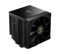 GAMDIAS BOREAS P2-62D CPU Air Cooler, Real-Time Digital Display Top Cover, Dual-Tower with 6 Heatpipes, 2 x 120mm Low-Noise PWM Fans, Software Ready, AMD AM5/AM4；Intel LGA 1851/1700/115x/1200, Black