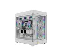 Gamdias NESO P1 PRO Tempered Glass Full Tower Gaming PC Case - White