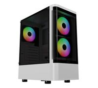 Gamdias Talos E3 CG ARGB White Gamer Case with 3 Fans