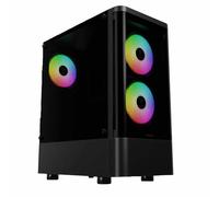 Gamdias TALOS E3 CG Mid-Tower Curved Glass Panel Black Case