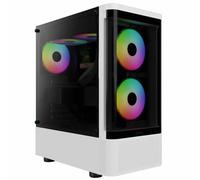 Gamdias TALOS E3 CG WH Mid-Tower Curved Glass Panel White Case