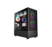 GAMDIAS TALOS M3 MESH ATX Mid Tower PC Case - 360mm Water Cooler-750W PSU Bundle - Black