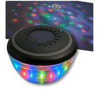 GAME 3547-BB Floating Show Underwater Pool, Solar Powered, 7 LED Light Modes, Lasts up to 6 Hours, Auto On/Off, 5.5 Inches Diameter, Grey