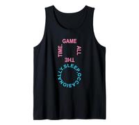 Game All The Time Sleep Occasionally, Sarcastic Gamer Parody Tank Top