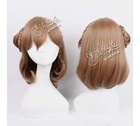 Game Amnesia Heroine Cosplay Wig With A Bun Halloween Party Synthetic Hair Amnesia Braided Wigs + Wig Cap One Size Wig Pl-059