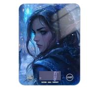 Game Anime Winter Playroom LCD Display diet scales digital weight for food 11lb/0.18oz, 5kg/5g digital scale kitchen with 4 unit for Baking weight loss Baking (Batteries not Included)