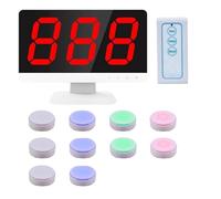 Game Answer Buzzer Button - Wireless Quiz Buzzer with Remote Control, 3 Game Modes, 100 Meter Range, Ideal for School Competitions and Classroom Interaction
