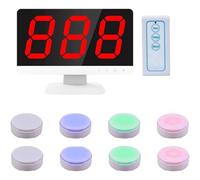 Game Answer Buzzer Button - Wireless Quiz Buzzer with Remote Control, 3 Game Modes, 100 Meter Range, Ideal for School Competitions and Classroom Interaction