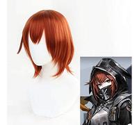Game Arknights Cosplay Wigs Myrtle,noir Corne,crownslayer ,black,anime Costume Role Play Wig+ Wig Cap Crownslayer