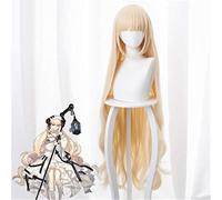 Game Arknights Cosplay Wigs Nightingale Cosplay Wig Heat Resistant Synthetic Long Hair Anime Costume Role Play Wig+Wig Cap