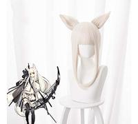 Game Arknights Cosplay Wigs Platinum Cosplay Wig Heat Resistant Synthetic Wig Hair Halloween Party Anime Cosplay Wig