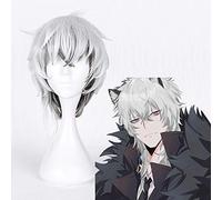 Game Arknights Cosplay Wigs Silverash Cosplay Wig Heat Resistant Synthetic Wig Hair Halloween Carnival Party Anime Cosplay Wig