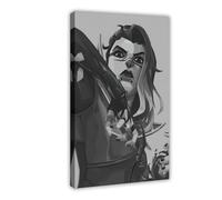 Game Art Cool Poster VALORANT Fade Video Game Aesthetic Game Zone Boy Room Decor Fans Gift 2 Canvas Poster Bedroom Decor Landscape Office Room Decor Gift 24x36inch(60x90cm)