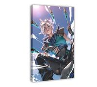 Game Art Cool Poster VALORANT Jett Video Game Aesthetic Game Zone Boy Room Decor Fans Gift 5 Canvas Poster Wall Art Decor Print Picture Paintings for Living Room Bedroom Decoration 20x30inch(50x75cm)
