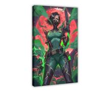 Game Art Cool Poster VALORANT Viper Video Game Aesthetic Game Zone Boy Room Decor Fans Gift 1 Canvas Poster Bedroom Decor Landscape Office Room Decor Gift 08x12inch(20x30cm)