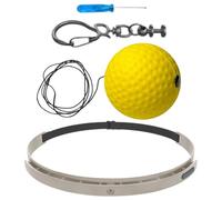 Game Band Head with Ball Reflexes Boxing - Head Mounted Silicone Reaction Ball & Trainer Quick Hits | For Men Women Beginners Teens | Gym Home, Bedroom, Via