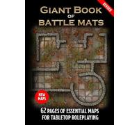 Game Board Book: Revised Giant Book of Battle Mats (A3)