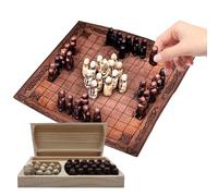 Game Board - Handcrafted War Game, Portable Resin Chess Set | Educational Tabletop Strategy Toy For Teens Adults, Thinking Skills DevelopTravel- Sized Gift For Games Lovers, Classic Style Indoor Games