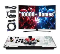 Game Box 10000+ Games in One Retro Game Console,3D Games,1280*720P Video Game Console with 2 Joystick,WIFI,HD Output Game Stick for PC/Projector/TV,Support External Controller 2-4 Players
